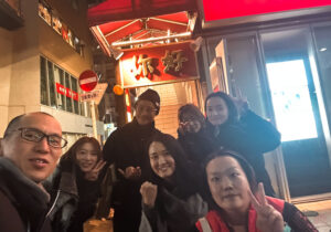 武道空手八島道場のイベント風景｜忘年会の集合写真